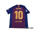 Photo2: FC Barcelona 2018-2019 Home Shirt and Shorts Set #10 Messi La Liga Patch/Badge (2)