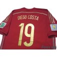 Photo4: Spain 2014 Home Shirt #19 Diego Costa FIFA World Cup Championship 2014 Patch/Badge