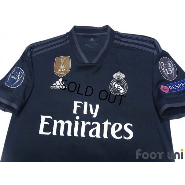 Photo3: Real Madrid 2018-2019 Away Shirt #24 Dani Ceballos Champions League Patch/Badge