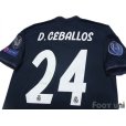 Photo4: Real Madrid 2018-2019 Away Shirt #24 Dani Ceballos Champions League Patch/Badge