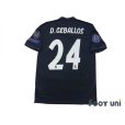 Photo2: Real Madrid 2018-2019 Away Shirt #24 Dani Ceballos Champions League Patch/Badge (2)