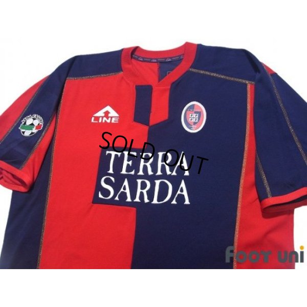 Photo3: Cagliari 2003-2004 Home Shirt #10 Zola Lega Calcio Patch/Badge w/tags