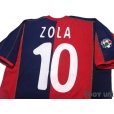 Photo4: Cagliari 2003-2004 Home Shirt #10 Zola Lega Calcio Patch/Badge w/tags