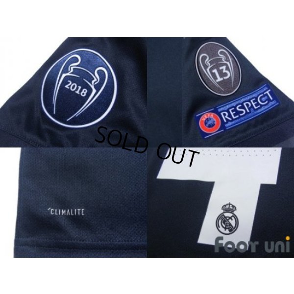 Photo7: Real Madrid 2018-2019 Away Shirt #24 Dani Ceballos Champions League Patch/Badge