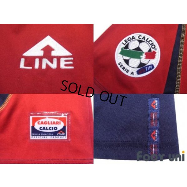 Photo8: Cagliari 2004-2005 Home Shirt #10 Zola Lega Calcio Patch/Badge w/tags