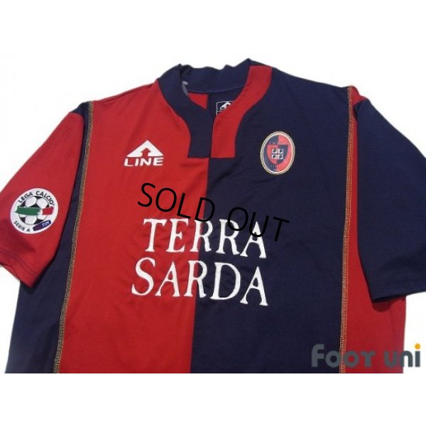 Photo3: Cagliari 2004-2005 Home Shirt #10 Zola Lega Calcio Patch/Badge w/tags