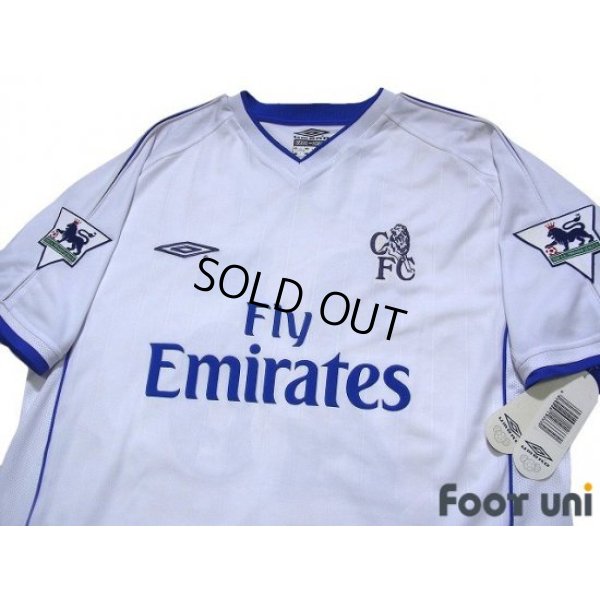 Photo3: Chelsea 2001-2003 Away Shirt #25 Zola The F.A. Premier League Patch/Badge w/tags