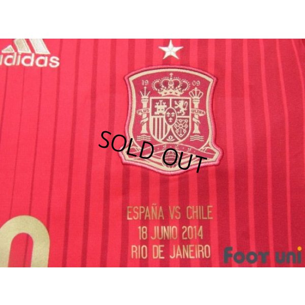 Photo6: Spain 2014 Home Shirt #19 Diego Costa FIFA World Cup Championship 2014 Patch/Badge