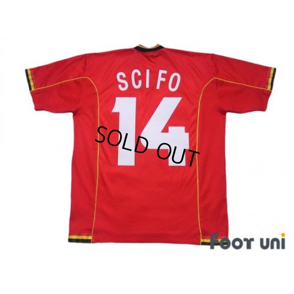 Photo2: Belgium 1998 Home Shirt #14 Vincenzo Scifo