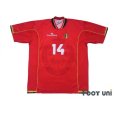 Photo1: Belgium 1998 Home Shirt #14 Vincenzo Scifo (1)