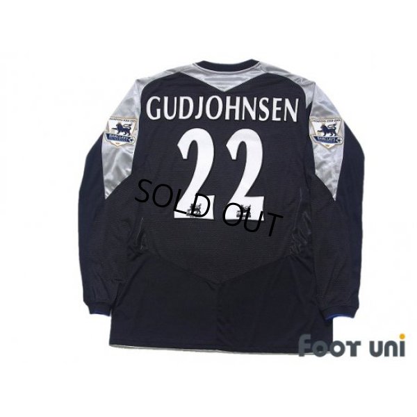 Photo2: Chelsea 2005-2006 3rd Long Sleeve Shirt #22 Guojohnsen Champions 2004-2005 BARCLAYS PREMIERSHIP Patch/Badge