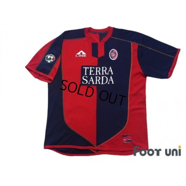 Photo1: Cagliari 2003-2004 Home Shirt #10 Zola Lega Calcio Patch/Badge w/tags