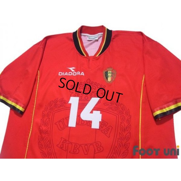 Photo3: Belgium 1998 Home Shirt #14 Vincenzo Scifo