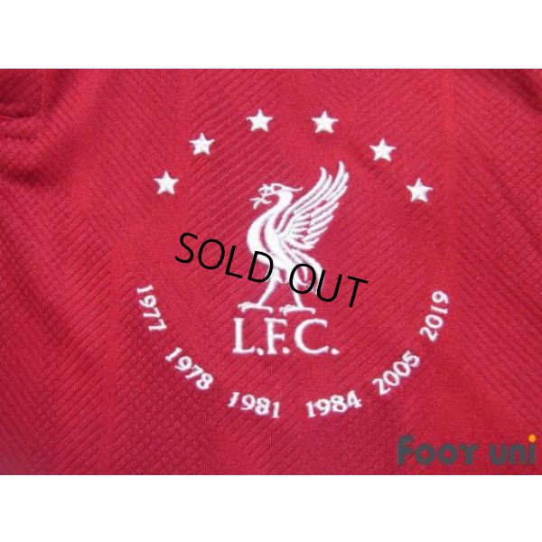 Photo5: Liverpool 2018-2019 Home Shirt CL Victory Commemorative Model w/tags