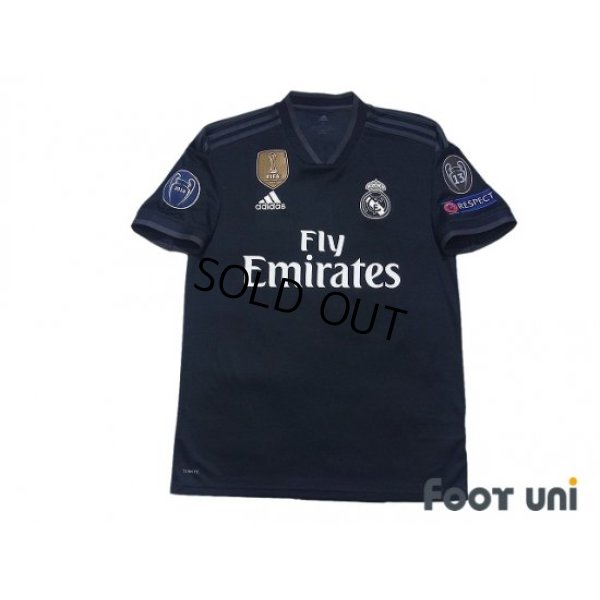 Photo1: Real Madrid 2018-2019 Away Shirt #24 Dani Ceballos Champions League Patch/Badge