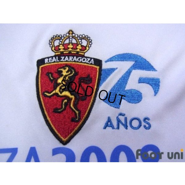 Photo5: Real Zaragoza 2007-2008 Home 75th anniversary Shirt