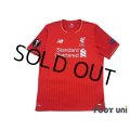 Liverpool 2015-2016 Home Shirt #10 Coutinho EL Patch/Badge