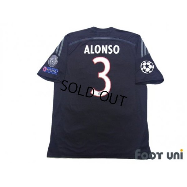 Photo2: Bayern Munchen2014-2015 3rd Shirt #3 Xabier Alonso Champions League Patch/Badge