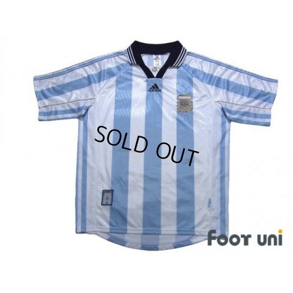 Photo1: Argentina 1998 Home Shirt