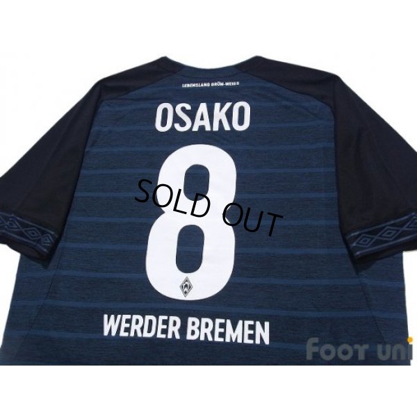 Photo4: Werder Bremen 2018-2019 Away Shirt #8 Yuya Osako