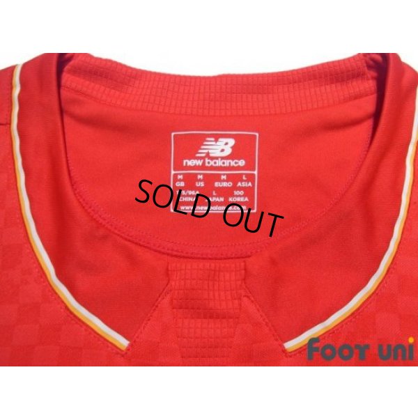 Photo5: Liverpool 2015-2016 Home Shirt #10 Coutinho EL Patch/Badge