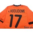 Photo4: Netherlands Euro 2000 Home Shirt #17 Van Hooijdonk