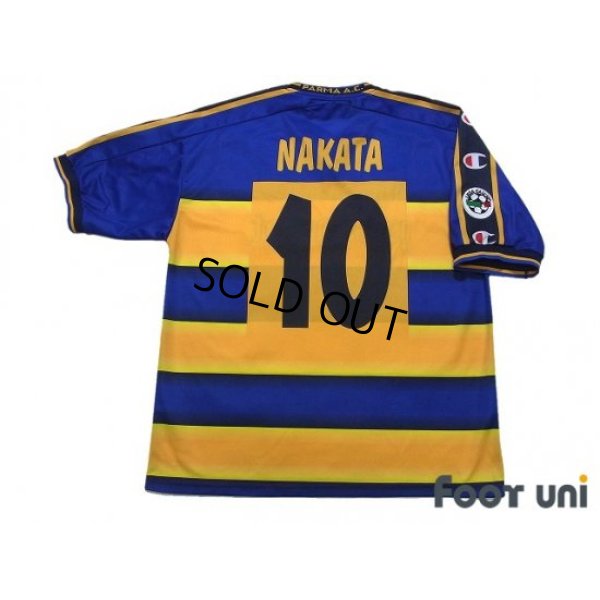 Photo2: Parma 2002-2003 Home Shirt #10 Hidetoshi Nakata Lega Calcio Patch/Badge