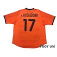 Photo2: Netherlands Euro 2000 Home Shirt #17 Van Hooijdonk (2)