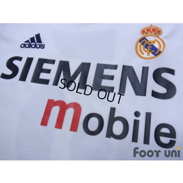 Photo6: Real Madrid 2002-2003 Home Shirt #5 Zidane Centenario Patch/Badge LFP Patch/Badge