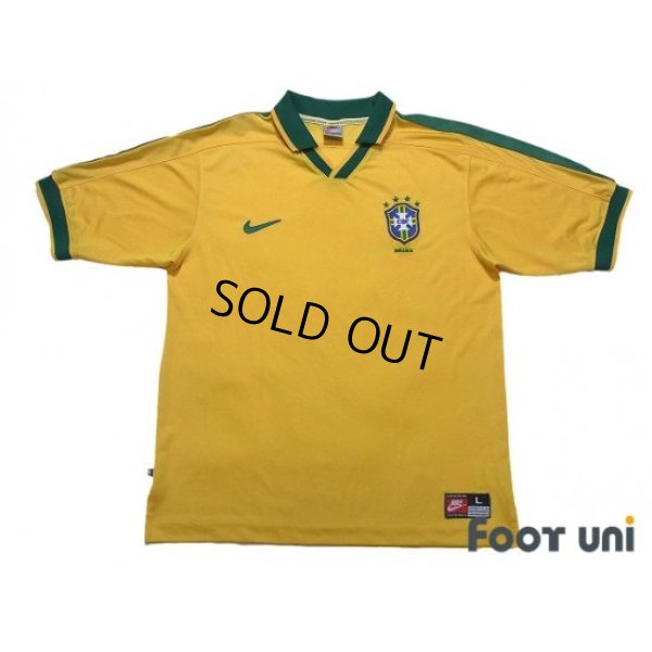 Photo1: Brazil 1997 Home Shirt