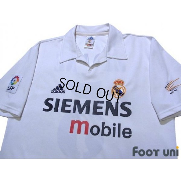 Photo3: Real Madrid 2002-2003 Home Shirt #5 Zidane Centenario Patch/Badge LFP Patch/Badge