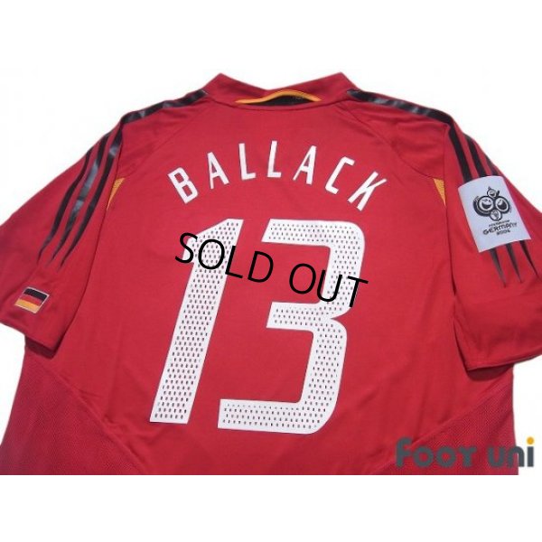 Photo4: Germany 2004 Third Shirt #13 Ballack FIFA World Cup Germany 2006 Qualifying Patch/Badge