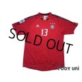 Germany 2004 Third Shirt #13 Ballack FIFA World Cup Germany 2006 Qualifying Patch/Badge