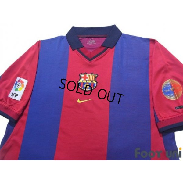 Photo3: FC Barcelona 2000-2001 Home Shirt #10 Rivaldo LFP Patch/Badge