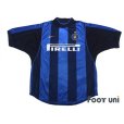 Photo1: Inter Milan 2000-2001 Home Shirt #9 Ronaldo (1)