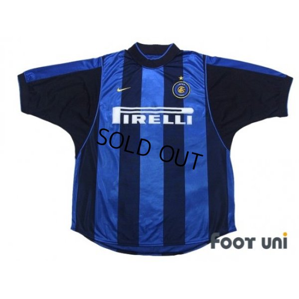 Photo1: Inter Milan 2000-2001 Home Shirt #9 Ronaldo