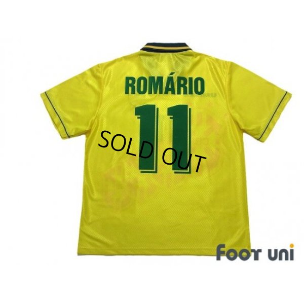 Photo2: Brazil 1995 Home Shirt #11 Romario