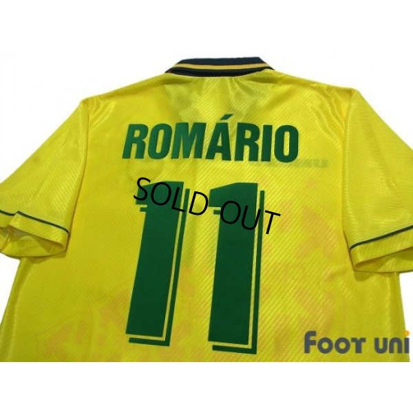 Photo4: Brazil 1995 Home Shirt #11 Romario