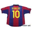 Photo2: FC Barcelona 2000-2001 Home Shirt #10 Rivaldo LFP Patch/Badge (2)
