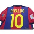 Photo4: FC Barcelona 2000-2001 Home Shirt #10 Rivaldo LFP Patch/Badge