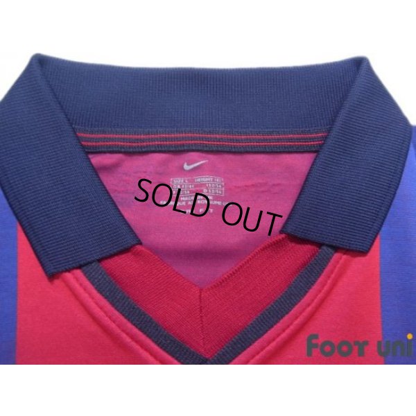 Photo5: FC Barcelona 2000-2001 Home Shirt #10 Rivaldo LFP Patch/Badge