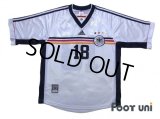 Germany 1998 Home Shirt #18 Klinsmann