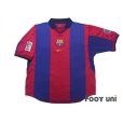 Photo1: FC Barcelona 2000-2001 Home Shirt #10 Rivaldo LFP Patch/Badge (1)