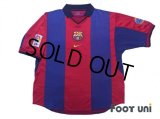 FC Barcelona 2000-2001 Home Shirt #10 Rivaldo LFP Patch/Badge