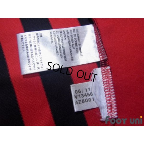 Photo8: AC Milan 2011-2012 Home Long Sleeve Shirt