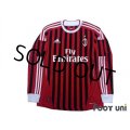AC Milan 2011-2012 Home Long Sleeve Shirt