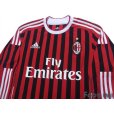 Photo3: AC Milan 2011-2012 Home Long Sleeve Shirt