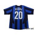 Photo2: Inter Milan 2005-2006 Home Shirt #20 Alvaro Recoba (2)