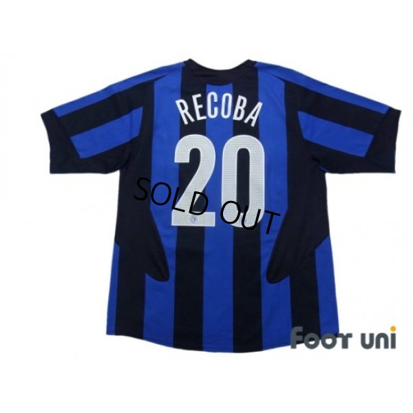 Photo2: Inter Milan 2005-2006 Home Shirt #20 Alvaro Recoba