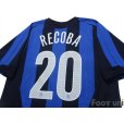 Photo4: Inter Milan 2005-2006 Home Shirt #20 Alvaro Recoba